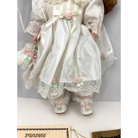 VTG Seymour Mann Connoisseur Collection Porcelain Doll Sally 16" 1991 - Picture 7 of 16